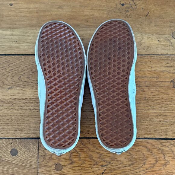 Vans Classic Slip-On Checkerboard Shoe | True White | Size 9 - Picture 3 of 3